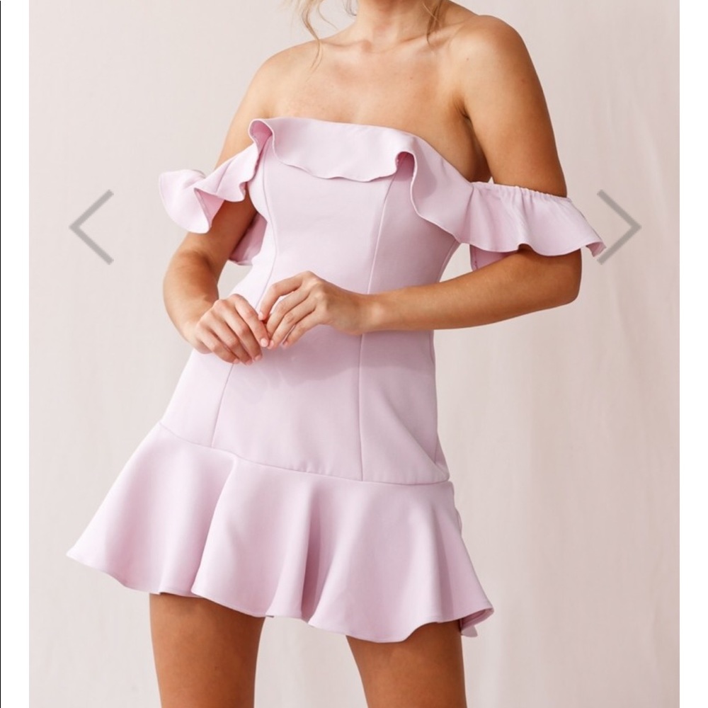 Beautiful light pink mini dress
